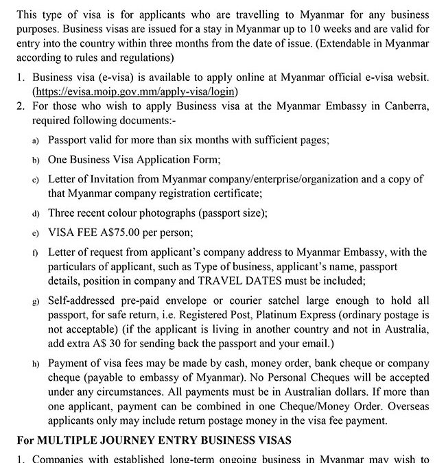 Business Visa
