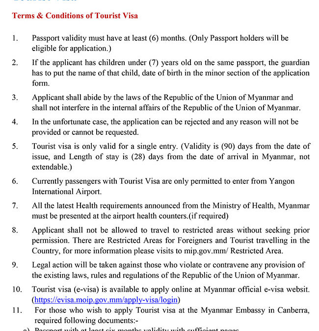 Tourist Visa